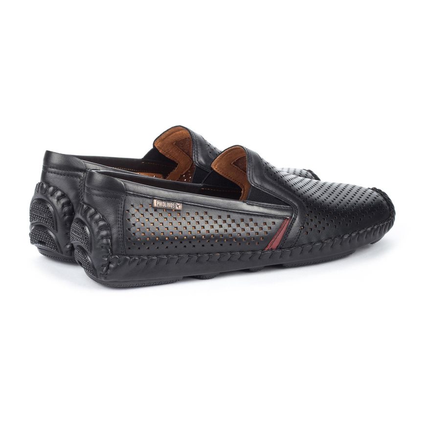 Men's Pikolinos JEREZ Moccasins Black | NZ FQ270A9